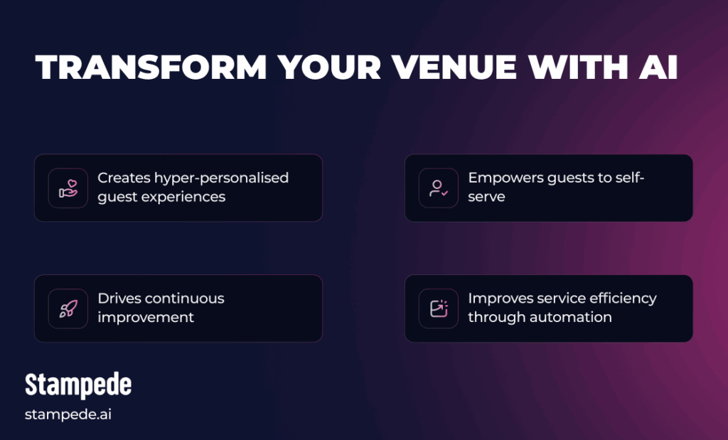 Transform your venue with AI
